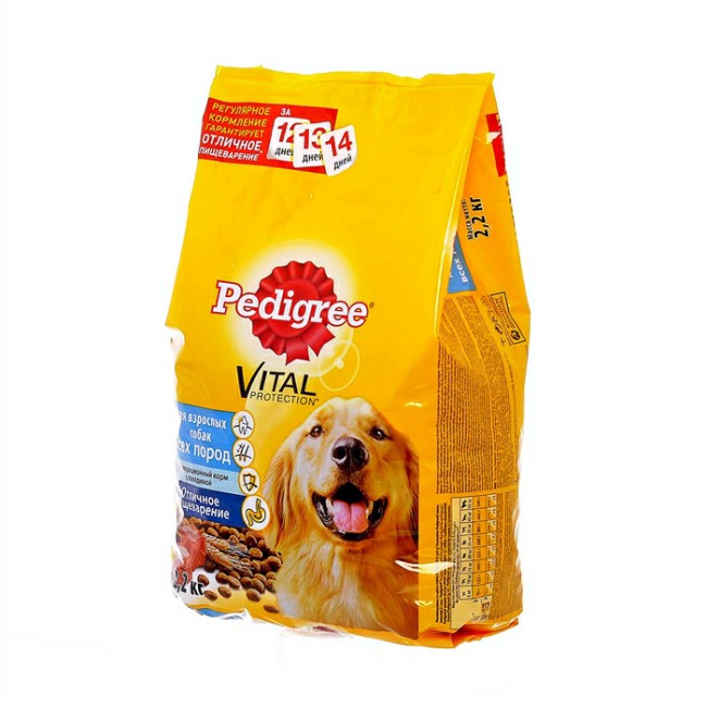 Pedigree корм для собак: актуальные цены, отзывы, описание