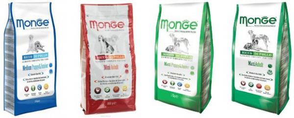Monge (Монж) корм для собак