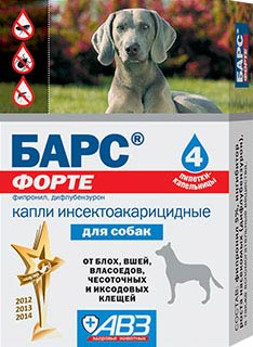 Барс форте для собак: отзывы, инструкция по применению, противопоказания