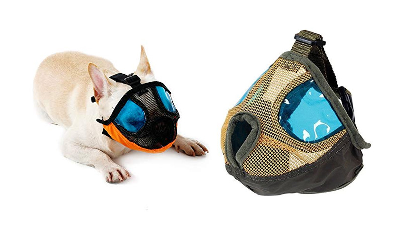 Намордник для мопса Petneces Dog Muzzle for Barking-Puppy Mask for Bathing